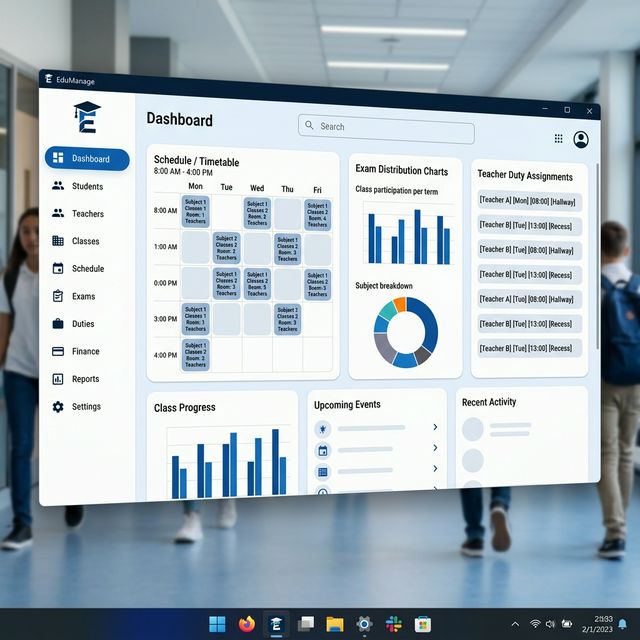 Eduvion Dashboard - Okul Yönetim Paneli
